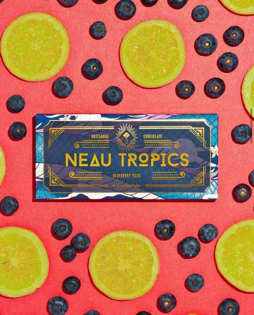 Neau tropics blueberry yuzu bar